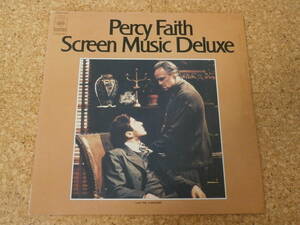 ◎Percy Faith　パーシー・フェイス★Screen Music Deluxe/日本ＬＰ盤☆シート　Gatefold