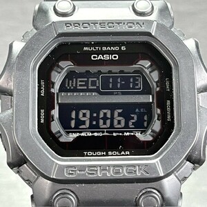 美品 CASIO G-SHOCK カシオ Gショック GXW-56BB-1JF 腕時計 電波ソーラー カレンダー アナログ デジタル メンズ ブラック Black Out Basic