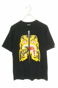 アベイシングエイプ Tシャツ TIGER SHARK TEE サイズ:M タイガーシャークプリントTシャツ 中古 BS99