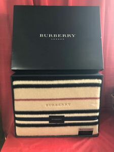 BURBERRY バーバリー ウール100%毛布　西川産業