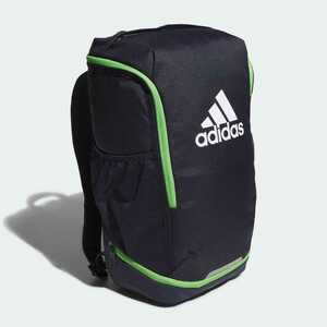 ★アディダス adidas 新品 靴収納可 カジュアル バックパック リュックサック デイパック バッグ BAG かばん 黒 [IM5184] 六★QWER