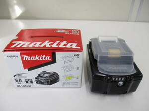 未使用 1 makita マキタ リチウムイオンバッテリー バッテリー BL1860B 18V 6.0Ah 激安1円スタート