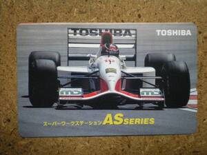 a1996・東芝　鈴木亜久里　F1　テレカ