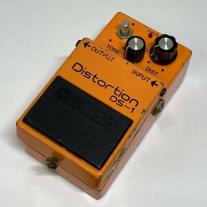 BOSS DS-1 Distortion＜音出し確認＞※電池コード断線・ランプ不良・ノブ欠品 銀ネジ ボス エフェクター ディストーション MADE IN JAPAN□