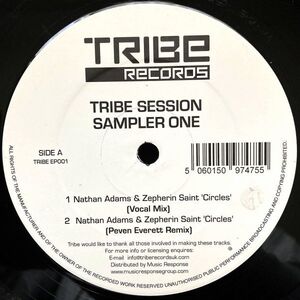 【US盤/12/ハウス】V.A. / Tribe Session Sampler One ■ Tribe Records / TRIBE EP001 / Peven Everett / Abicah Soul