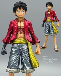 リペイント ワンピース モンキー・D・ルフィ フィギュア onepiece DXF the grandline men グラメン 一番くじ 武装色