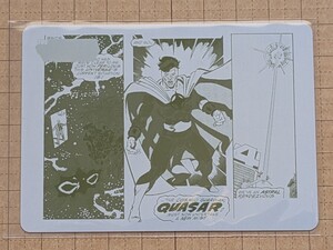 1of1 クエーサー【2023 UPPER DECK MARVEL ALLEGIANCE INFINITY TRILOGY】Quasar #CH-6 YELLOW PRINTING PLATE #1/1