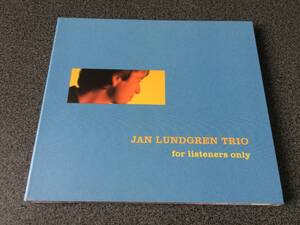 ★☆【CD】For Listeners Only / ヤン・ラングレン Jan Lundgren Trio【紙ジャケ】☆★