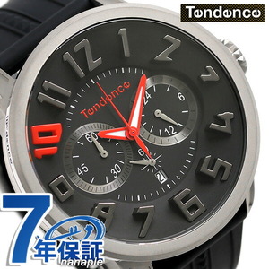 テンデンス 10周年記念 限定モデル クロノグラフ 腕時計 TY046020 TENDENCE ブラック