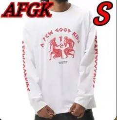 AFGK 長袖 Tシャツ 長T 長袖T GOD 白 S 1