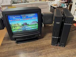 電源OH品□シャープ・X68000 EXPERT HD(CZ-612C-BK)動作確認済み 内臓電池ソケット化/FDDメンテ