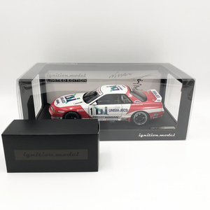 【中古】開封 イグニッションモデル 1/18 IG2778 UNISIA JECS SKYLINE(#1) スカイライン 1993 JTC With Mr.Hasemi[240017543548]