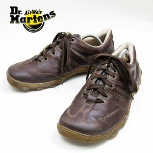 UK10　29cm相当　Dr.Martens　ドクターマーチン　6ホール　革靴　レザーシューズ　ダークブラウン　茶　ワークシューズ　/U7632