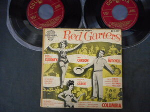 6146【EP】RED GARTERS／Rosemary Clooney, Guy Mitchell, Joanne Gilbert 　B-377／２枚組　ジャケ経年感有り