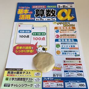 Y26.430 算数α タマ 新学社 ドリル 計算 小5年 上 受験 テスト プリント 予習 復習 国語 算数 理科 社会 英語 家庭科 教材 家庭学習