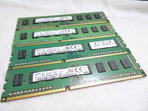 美品 SAMSUNG デスクトップPC用 メモリー DDR3L-1600 PC3L-12800U PC3-12800U 1枚4GB×4枚組 合計16GB 動作検証済 1週間保証