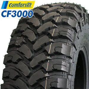 【2024年製】 COMFORSER 33x12.50R20LT 114Q 10PR CF3000 ブラックレター MTタイヤ マッドタイヤ 1本