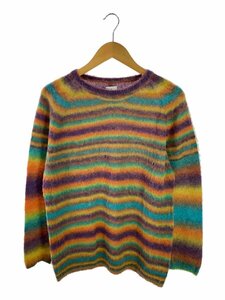 MASTER&Co.◆ALPACA NYLON RAINBOW KNIT/アルパカ/マルチカラー/ボーダー/MC1037//