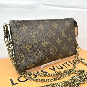 y905 1円 LOUIS VUITTON ルイヴィトン モノグラム ポーチ ショルダー バケット付属ポーチ ポシェット シリアルナンバー FL0031