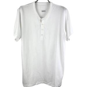 VISVIM(ビズビム) D.SCOOP HENLEY S/S LUXSIC T Shirt (white)