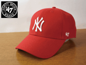 K697《未使用品》47 BRAND 47ブランド【フリーサイズ】NY YANKEES ヤンキース MLB 野球帽 帽子 キャップ USモデル