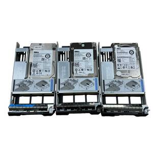 DELL HDD 300GB SAS 15K マウンター付き (DP/N:0KG1CH) ※3本セット (管：HD0017)