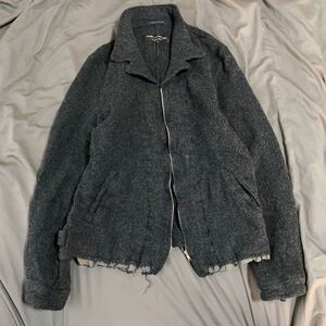 伝説　激レア　Comme des Garcons Homme Plus コムデギャルソンオムプリュス　AD1994 縮絨期　川久保玲　断ち切り　縮絨　ブルゾン　94AW