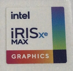 ■新品・未使用 ■10枚セット 新世代【intel iRIS xe MAX GRAPHICS】エンブレムシール【14*14㎜】送料無料・追跡サービス付き☆P280