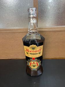 未開栓 古酒 MOROZOFF モロゾフ アブサン リキュール 720ml 68度 アンティーク ヴィンテージ レトロ ウォッカ 100PROOF お酒