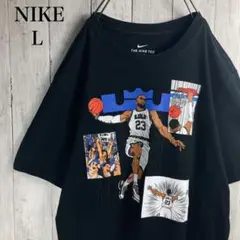 23【デカロゴ】NIKE 半袖 Tシャツ バスケ NBA レブロン Lakers