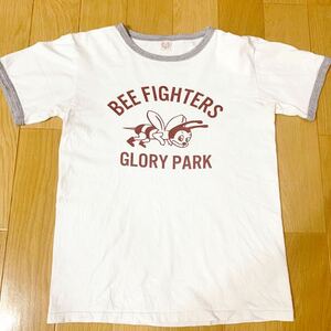 THE FLAT HEAD 半袖リンガーTシャツ GLORY PARK フラットヘッド　グローリーパーク