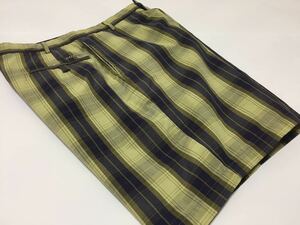 美品 USA製 90s 希少 STUSSY CHECK SHORT PANTS ステューシー チェック ショーツ ハーフパンツ size 30 ビンテージ