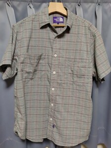 【試着のみ】THE NORTH FACE PURPLE LABEL 『Plaid Dobby Field Shirt』 サイズS 試着のみ ノースフェイス パープルレーベル