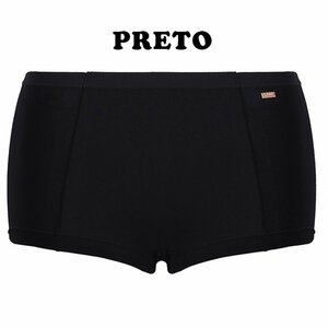 ボクサーショーツ 下着 パンツ レディースショーツ 美尻 ブラジリアンカット　Sサイズ　ブラック(Preto) 40356