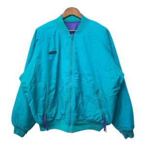 90年代 Columbia コロンビア リバーシブル ナイロン ジャケット アウトドア パープル (メンズ XL) 中古 古着 Q2748