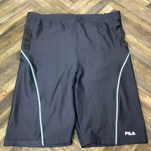 前WK163 FILA フィラ　競泳　水着　スイムウェア　トレーニング　フィットネス　サポーター　レディース13L　ネイビー　クリーニング済