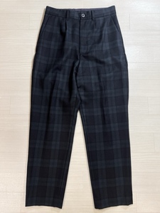 FRED PERRY/フレッドペリー/1-Tuck Trousers/1タック トラウザーズ/Black Watch/ブラックウォッチ/F4490/スラックス/チェック