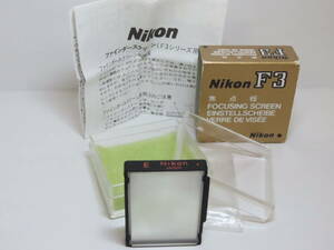 Nikon Focusing Screen type E for Nikon F3 ニコン フォーカシング スクリーン Ｅ型