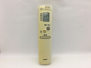 SANYO　エアコンリモコン　RCS-ZP1　中古品A9440