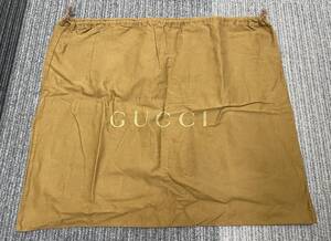 A.グッチ GUCCI 保存袋 大きいかばん用 ６１ｃｍ×５１ｃｍ 保護袋 保管袋 状態：B 巾着型