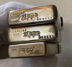 スターリングシルバー ZIPPO セット　STERLING