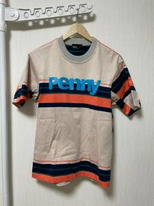 美品☆[kolor] 18SS penny 度詰ボーダー天竺TEE 半袖Tシャツ カットソー 1 カラー