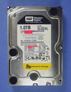 【1492】 Western Digital 1TB HDD WD1002FBYS 中古 エンタープライズモデル ウエスタン デジタル