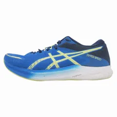 美品 アシックス asics HYPER SPEED 3 ハイパースピード3 スニーカー ランニングシューズ 靴 101B701 サイズ28.0cm 青 ブルー メンズ/8