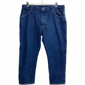 Wrangler デニムパンツ W42 ラングラー レギュラーフィット ビッグサイズ インディゴ 古着卸 アメリカ仕入 2309-229