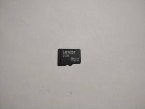 2GB　Lexar　microSDカード　フォーマット済み　メモリーカード
