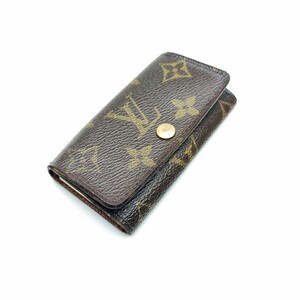 キーケース　ルイヴィトン　LOUISVUITTON　モノグラム　４連　メモA５