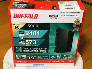 ★新品未使用★バッファロー BUFFALO WSR-3000AX4P AirStation Wi-Fi 6 対応ルーター スタンダードモデル WSR3000AX4P★即決★