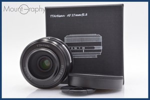 ★極上美品★ TTARTISAN AF 27mm F2.8 for ニコンZ-mount 前後キャップ、元箱、説明書、保証書 ★完動品★ 同梱可 #kw589