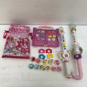 【ジャンク品・未検品】バンダイ キラキラプリキュアアラモード　くるくるチャージ　キャンディロッド　他まとめ売り【T-2409】